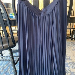 J. Crew Pleated Midi Skirt